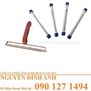 Bar coater tạo màng sơn – BGD 212 Wire‑Wound Rods, Biuged