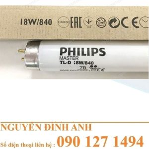 Bóng đèn TL84 cho tủ so màu – Philips TL-D 18W/840