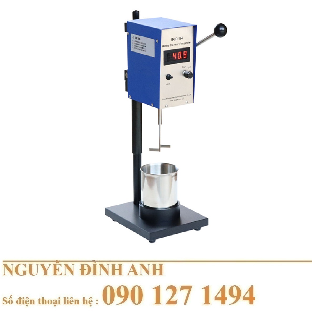 Máy đo độ nhớt sơn BGD‑184 (Krebs Stormer Viscometer) – Giải pháp chuẩn đoán độ nhớt cho ngành sơn & dung môi