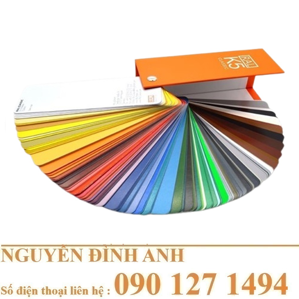 Quạt Màu RAL K5: Cung Cấp Dữ Liệu Màu Chuẩn Xác Cho Ngành Sơn