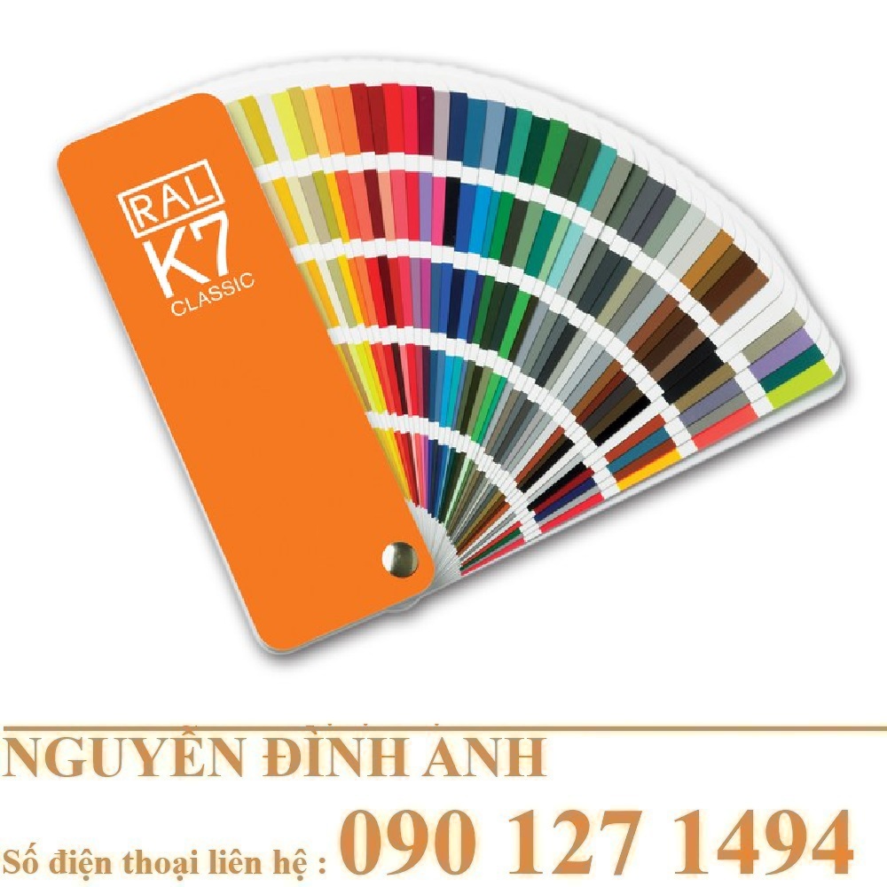 Quạt màu cung cấp màu chuẩn RAL K7 – Tiêu chuẩn quốc tế cho màu sơn